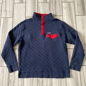 NWOT Patagonia Snap-T quilted cotton pattern sweater.